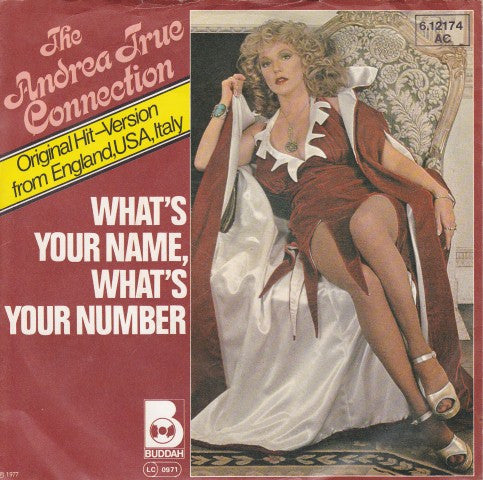 Andrea True Connection : What's Your Name, What's Your Number (7", Single)