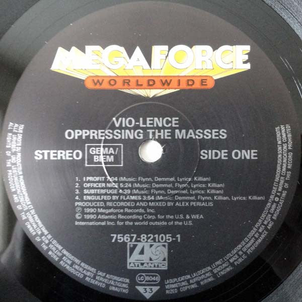 Vio-Lence : Oppressing The Masses (LP, Album)