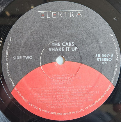The Cars : Shake It Up (LP, Album, RE, RP, Spe)