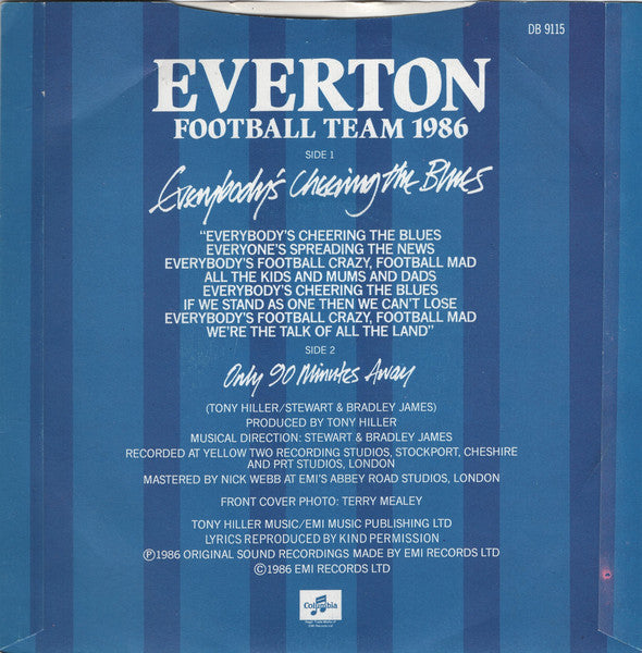 Everton F.C. : Everybody's Cheering The Blues (7", Single)
