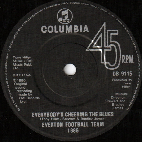 Everton F.C. : Everybody's Cheering The Blues (7", Single)