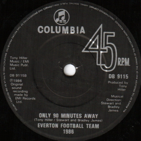Everton F.C. : Everybody's Cheering The Blues (7", Single)