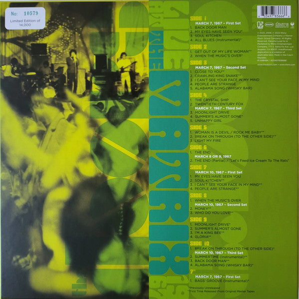 The Doors : Live At The Matrix 1967: The Original Masters (Box, Ltd, Num, RM + 5xLP + 7", S/Sided)