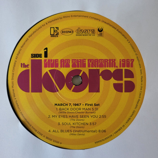 The Doors : Live At The Matrix 1967: The Original Masters (Box, Ltd, Num, RM + 5xLP + 7", S/Sided)