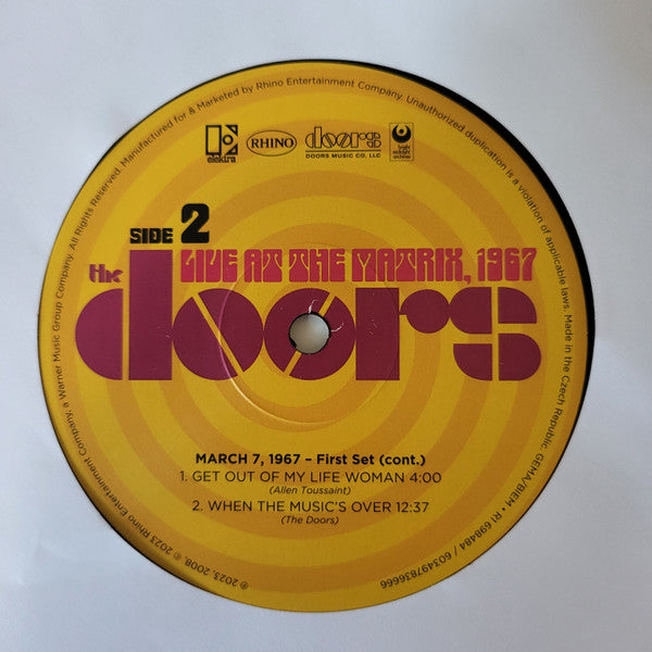 The Doors : Live At The Matrix 1967: The Original Masters (Box, Ltd, Num, RM + 5xLP + 7", S/Sided)