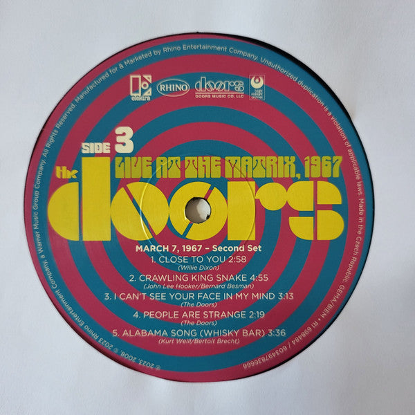 The Doors : Live At The Matrix 1967: The Original Masters (Box, Ltd, Num, RM + 5xLP + 7", S/Sided)