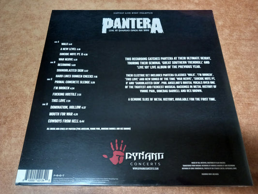 Pantera : Live At Dynamo Open Air 1998 (2xLP, Ltd, RE, Red)