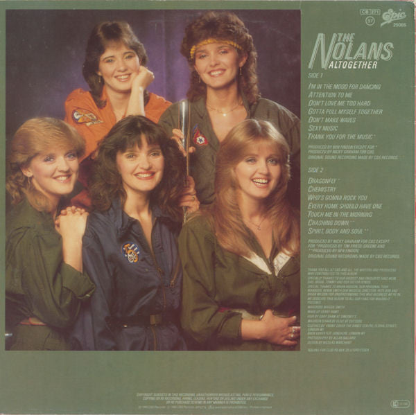 The Nolans : Altogether (LP, Comp)