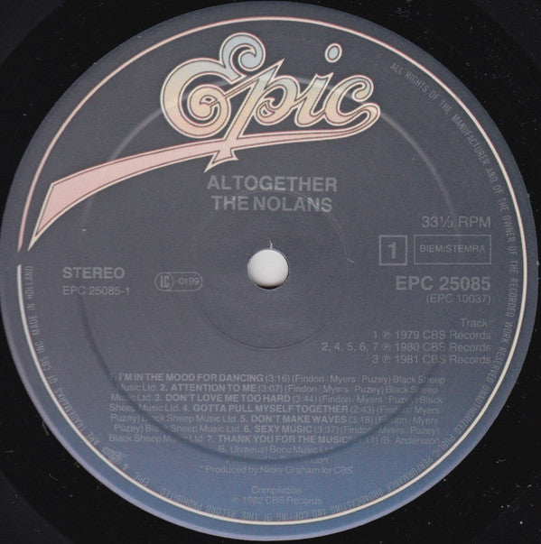 The Nolans : Altogether (LP, Comp)