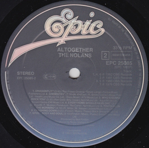 The Nolans : Altogether (LP, Comp)