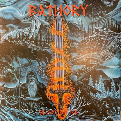 Bathory : Blood On Ice (2xLP, Album, Ltd, RE, RM)