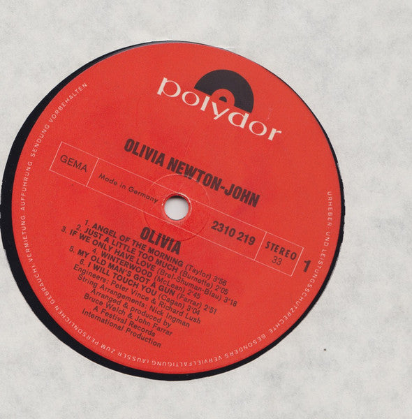 Olivia Newton-John : Olivia Newton-John (LP, Album)