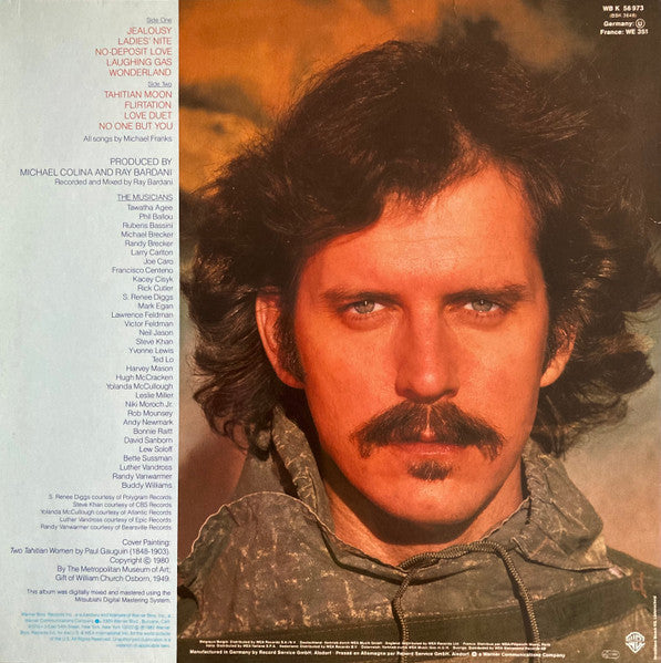 Michael Franks : Objects Of Desire (LP, Album)