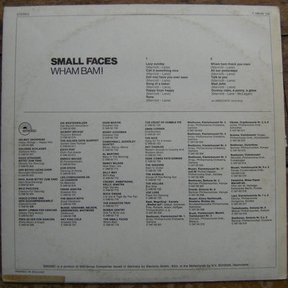 Small Faces : Wham Bam! (LP, Comp)