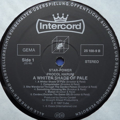 Procol Harum : A Whiter Shade Of Pale (LP, Album, RE)