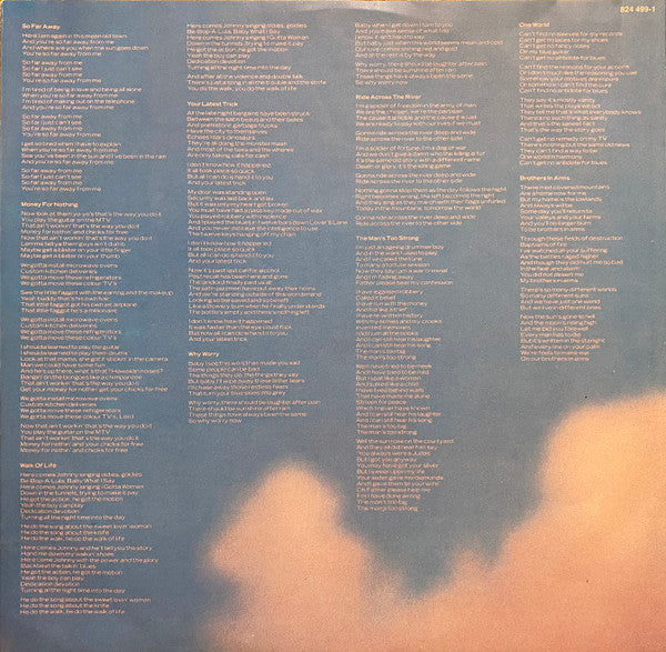 Dire Straits : Brothers In Arms (LP, Album)