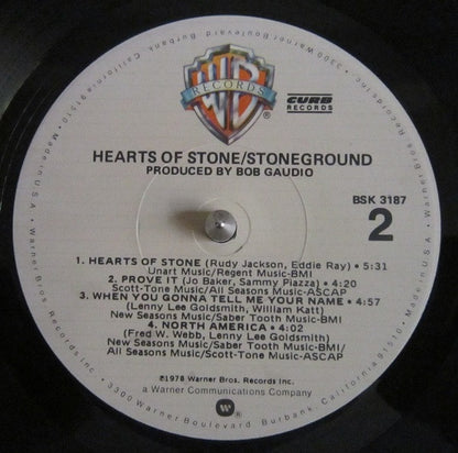 Stoneground : Hearts Of Stone (LP, Album, Los)