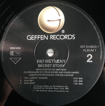Pat Metheny : Secret Story (2xLP, Album)