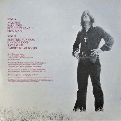 Black Sabbath : Paranoid (LP, Album, RE, Gat)