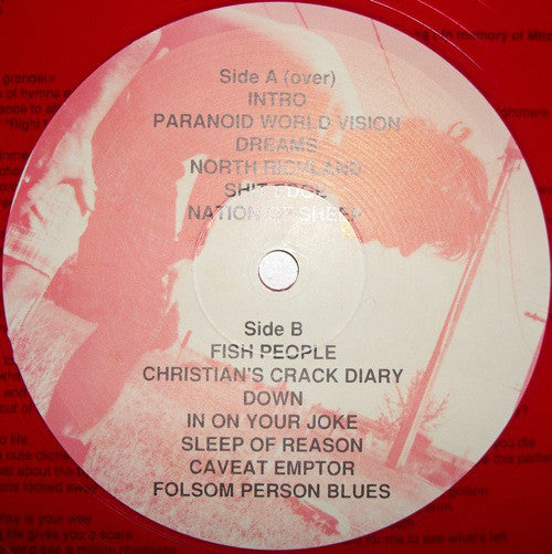 Christ On A Crutch : Crime Pays When Pigs Die (LP, Album, Red)