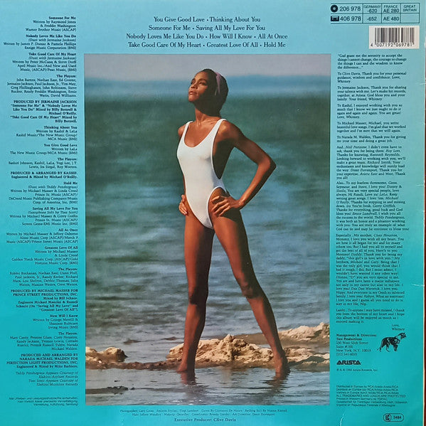 Whitney Houston : Whitney Houston (LP, Album)