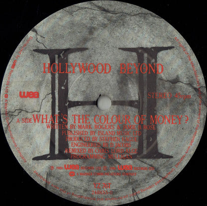 Hollywood Beyond : What's The Colour Of Money ? (12", Single, Dam)