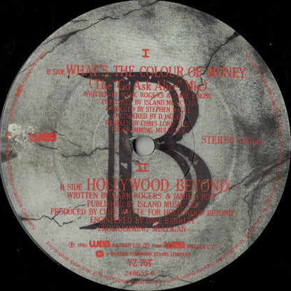 Hollywood Beyond : What's The Colour Of Money ? (12", Single, Dam)