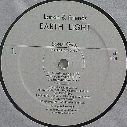 Larkin & Friends : Earth Light (LP, Album)