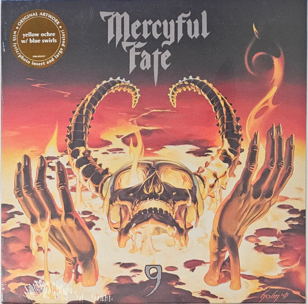 Mercyful Fate : 9 (LP, Album, Ltd, RE, RP, Yel)
