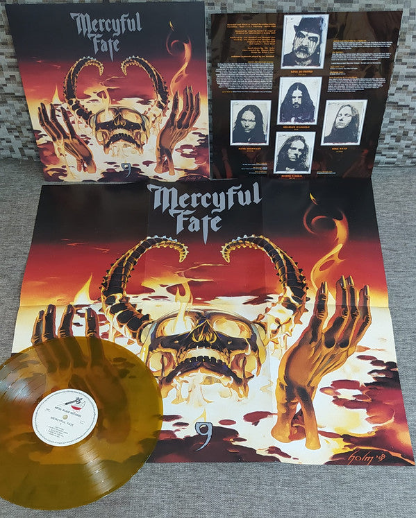 Mercyful Fate : 9 (LP, Album, Ltd, RE, RP, Yel)