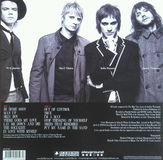 The Blue Van : Man Up (LP, Album)