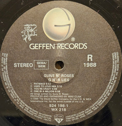 Guns N' Roses : G N' R Lies (LP, Album, Tel)