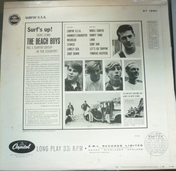 The Beach Boys : Surfin' USA (LP, Album)