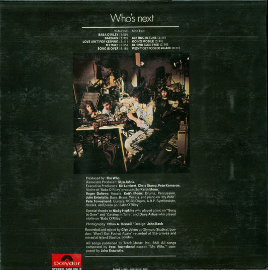 The Who : Who's Next (LP, Album)