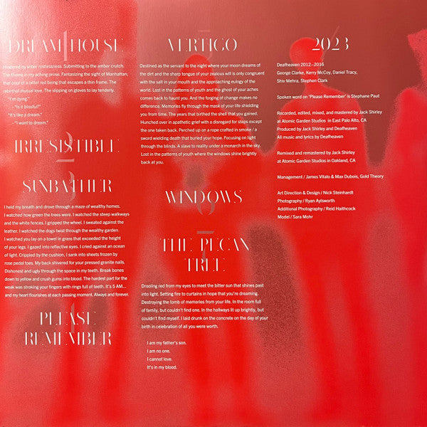 Deafheaven : Sunbather (2x12", Album, RE, RM, Bon)