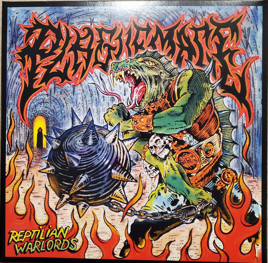 Plaguemace : Reptilian Warlords (LP, Album, Ltd, Gre)