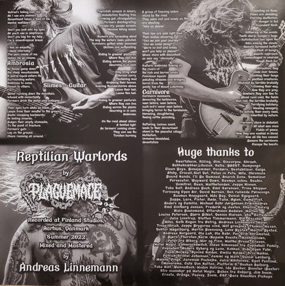 Plaguemace : Reptilian Warlords (LP, Album, Ltd, Gre)