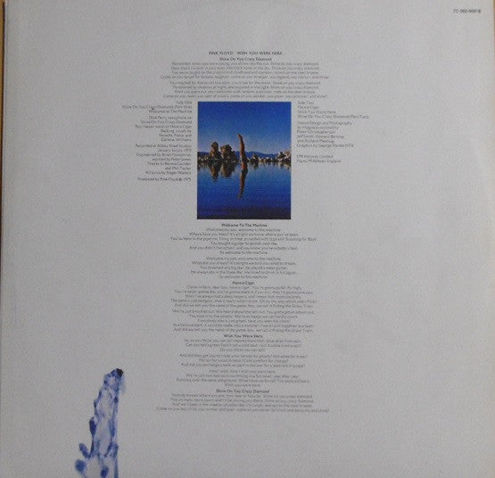 Pink Floyd : Wish You Were Here (LP, Album)
