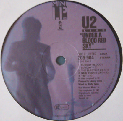 U2 : Live "Under A Blood Red Sky" (LP, MiniAlbum, RP, TOP)