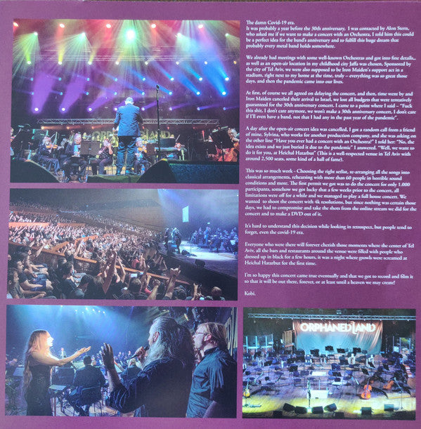 Orphaned Land : A Heaven You May Create (30th Anniversary / Live In Tel-Aviv) (2xLP, Album)