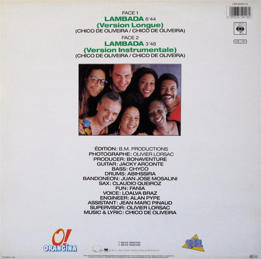 Kaoma : Lambada (12", Maxi)