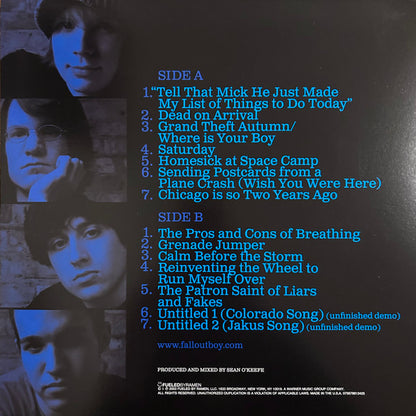 Fall Out Boy : Take This To Your Grave (LP, Album, Ltd, RE, Blu)