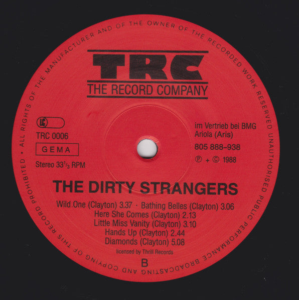 The Dirty Strangers : The Dirty Strangers (LP, Album)