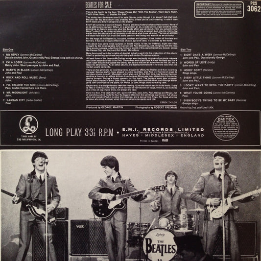 The Beatles : Beatles For Sale (LP, Album, RE, Gat)