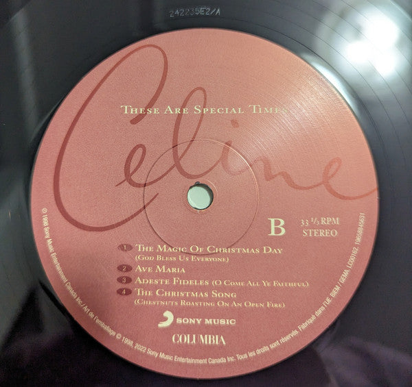 Céline Dion : These Are Special Times (2xLP, Album, RE)