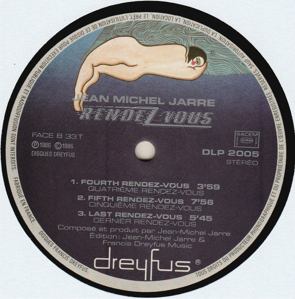 Jean-Michel Jarre : Rendez-Vous (LP, Album, RE)