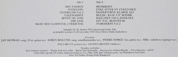 Totalpetroleum : Det Vil Jeg Da Skide På (LP, Album)