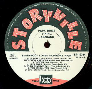 Papa Bue's Viking Jazzband* Med Liller* : Everybody Loves Saturday Night (LP)