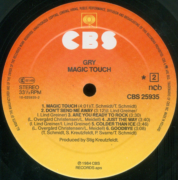Gry (3) : Magic Touch (LP, Album)