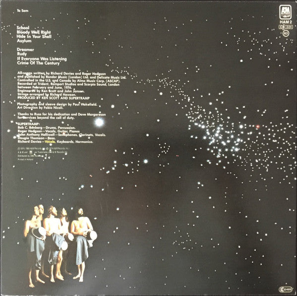Supertramp : Crime Of The Century (LP, Album, RE, Hal)